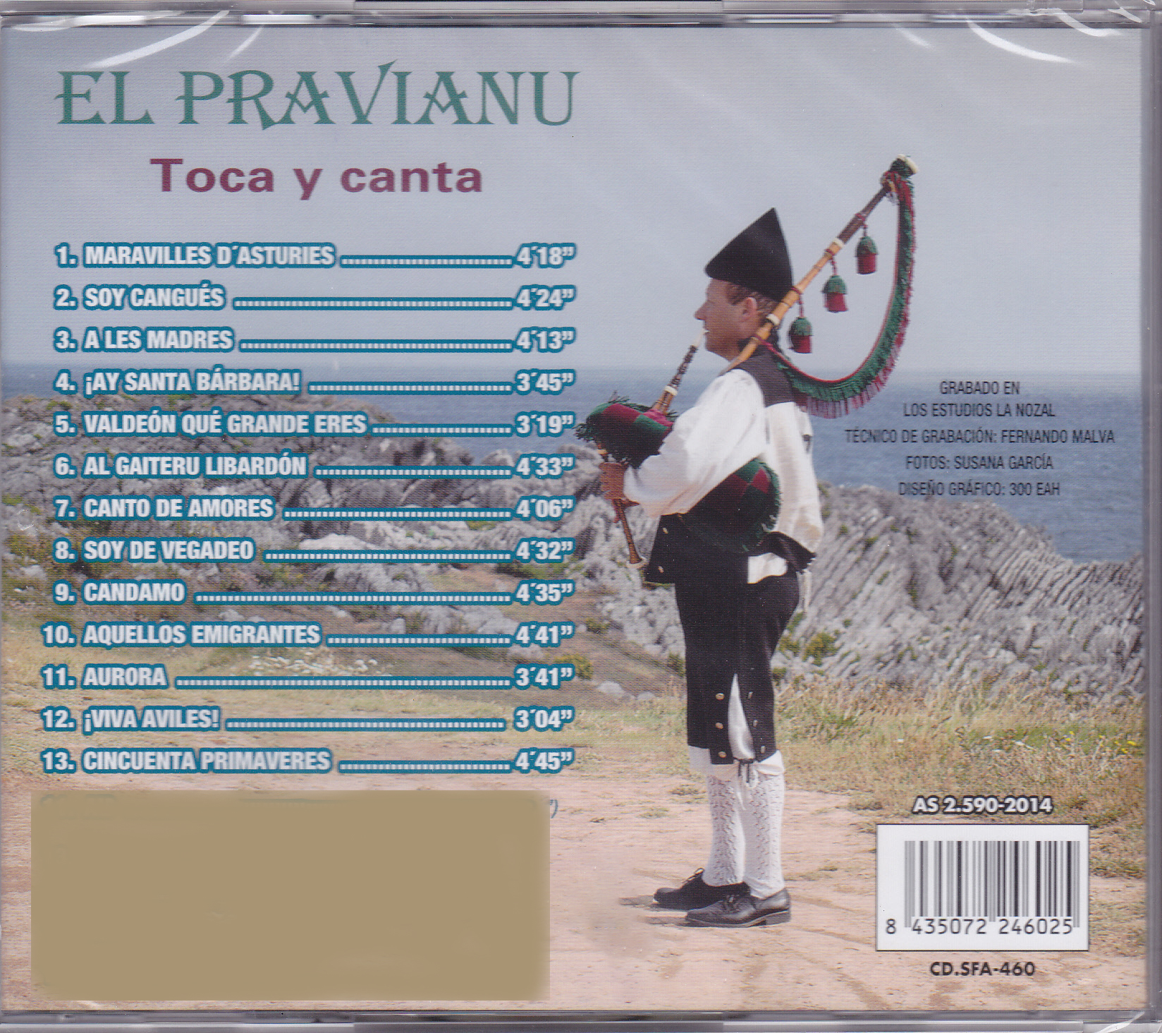 Imagen cd El Praviano - Toca y Canta
